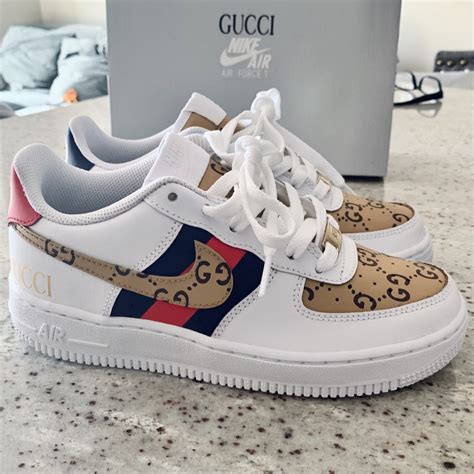 nike air force gucci custom|gucci air force 1 price.